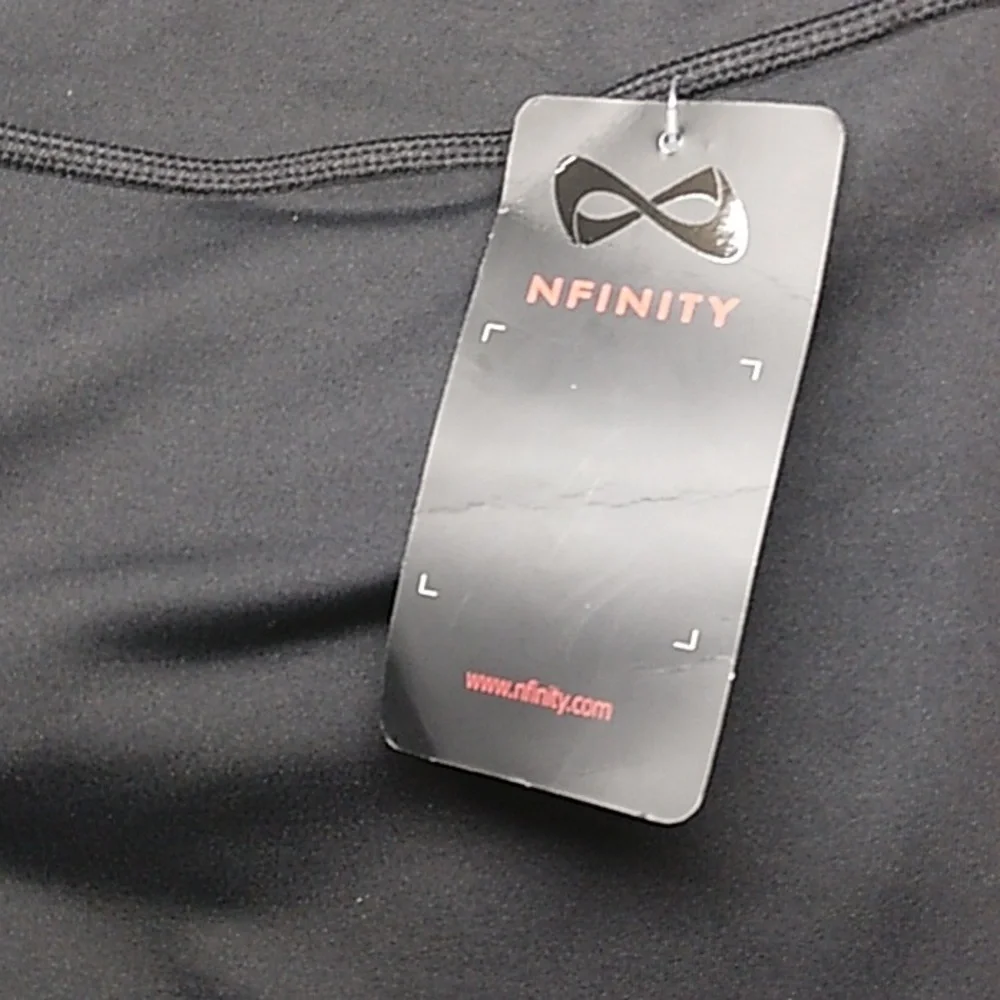 (LARGE) Nfinity Flex Cheer Leggings - Adult Large 3"inches Long New with Tag - Picture 2 of 3